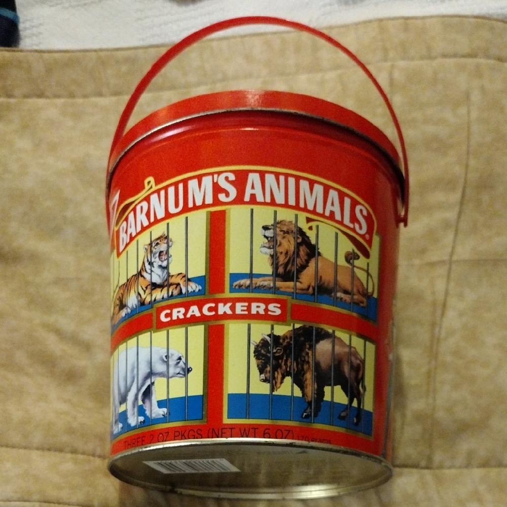 1991 Nabisco Barnum's Animals Crackers Tin
